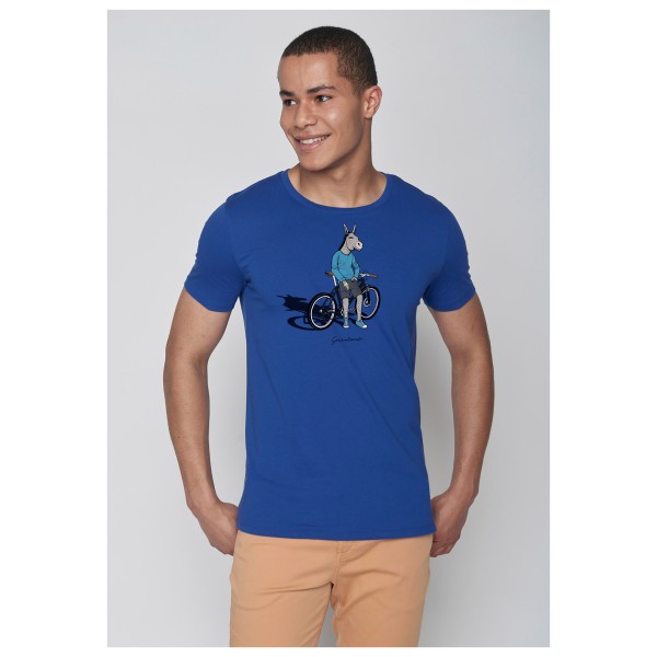 GreenBomb - Animal Donkey Bike Guide Cotton - T-Shirts - Camiseta de manga corta