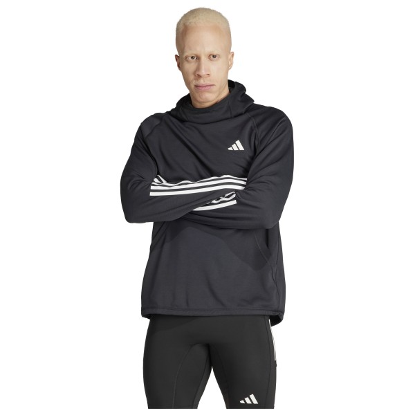 adidas - Own The Run 3-Stripes Hoodie - Running shirt