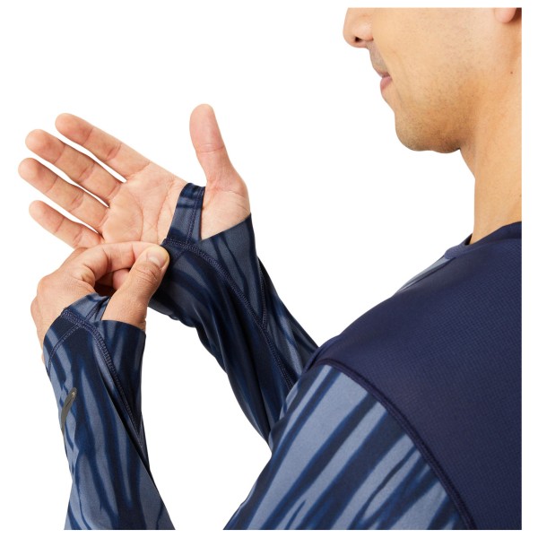 Asics - Road All Over Print L/S Top - Laufshirt