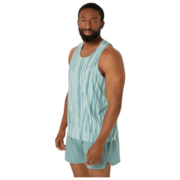 Asics - Road All Over Print Singlet - Loopshirt
