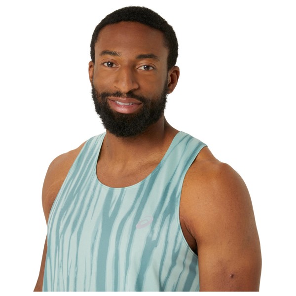Asics - Road All Over Print Singlet - Loopshirt