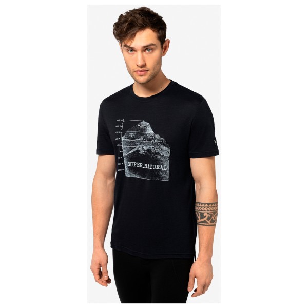 super.natural - 7 Peaks Tee - Merinoshirt