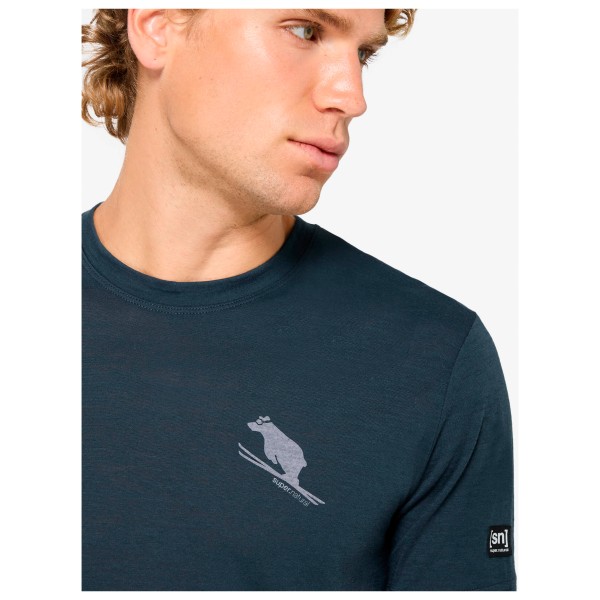 super.natural - Little Flear Tee - Merino-shirt