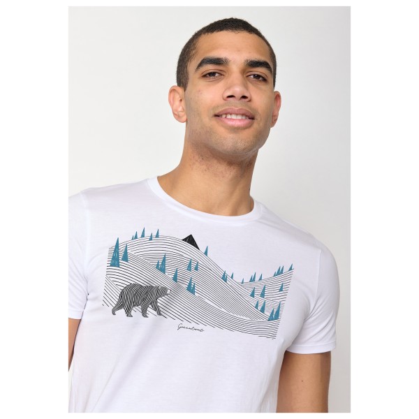 GreenBomb - Animal Bearland Guide T-Shirt Cotton - Camiseta de manga corta