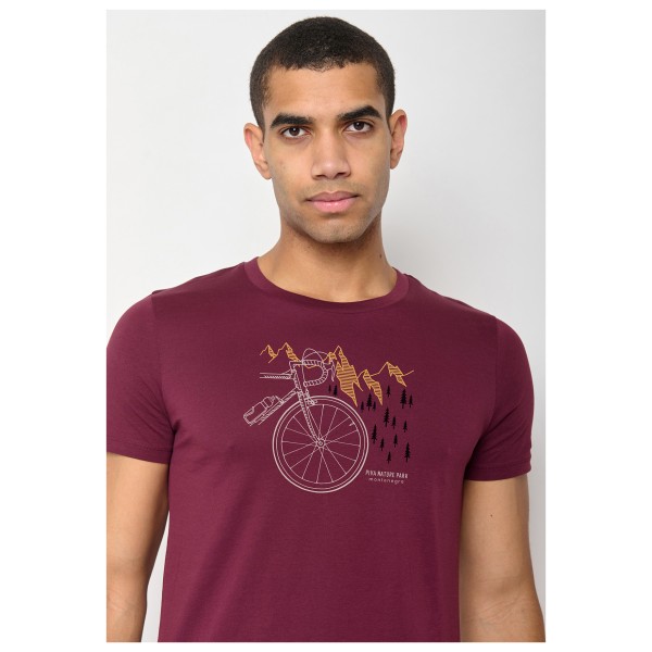 GreenBomb - Bike Nature Park Peak T-Shirt Cotton - Camiseta de manga corta