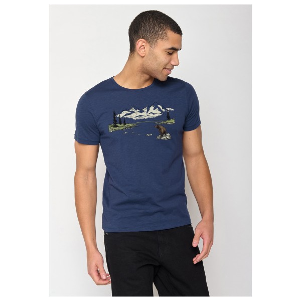GreenBomb - Nature Bear Sitting Spice T-Shirt Cotton - Camiseta de manga corta