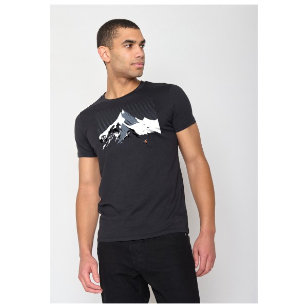 GreenBomb - Nature Mountain Ski Guide T-Shirt Cotton - Camiseta de manga corta