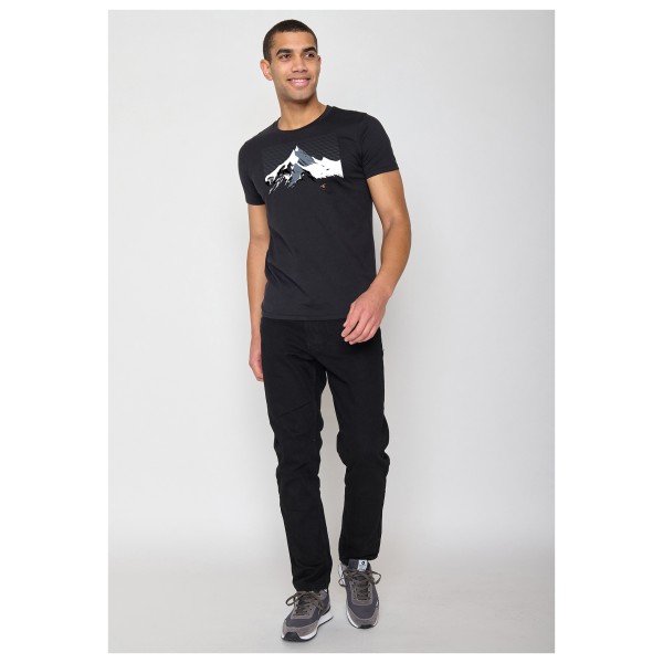 GreenBomb - Nature Mountain Ski Guide T-Shirt Cotton - Camiseta de manga corta