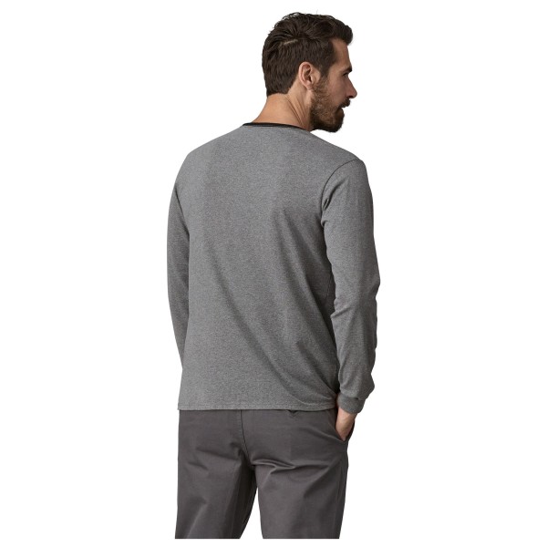 Patagonia - L/S Shop Sticker Pocket Responsibili-Tee - Camiseta de manga larga