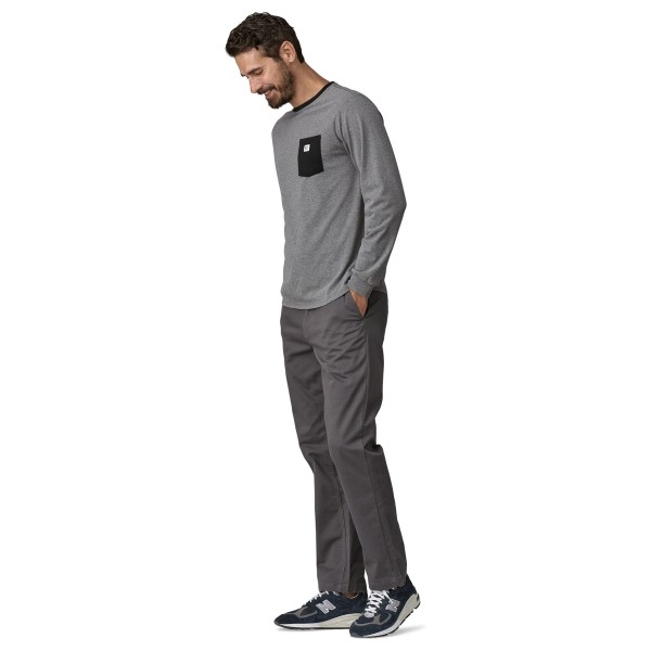 Patagonia - L/S Shop Sticker Pocket Responsibili-Tee - Camiseta de manga larga