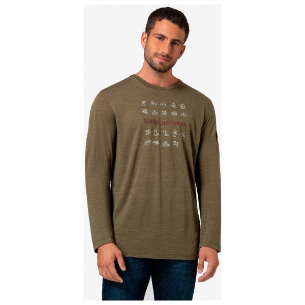 super.natural - Icons L/S - Camiseta de merino
