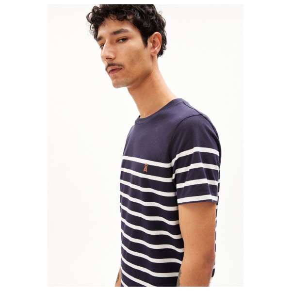 ARMEDANGELS - Aadros Stripes - Camiseta de manga corta