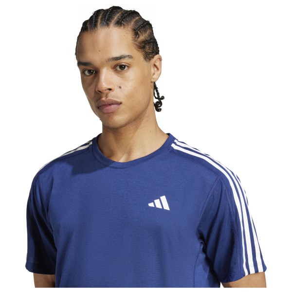 adidas - Own The Run 3-Stripes Tee - Loopshirt