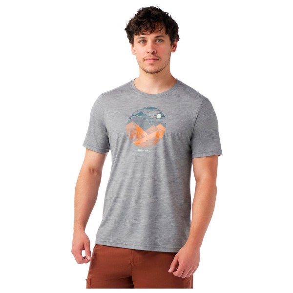 Smartwool - Fourteener Active Graphic Tee - Merinovillapaita