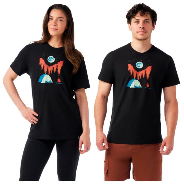Smartwool - Night Camp Graphic Tee - Merinovillapaita