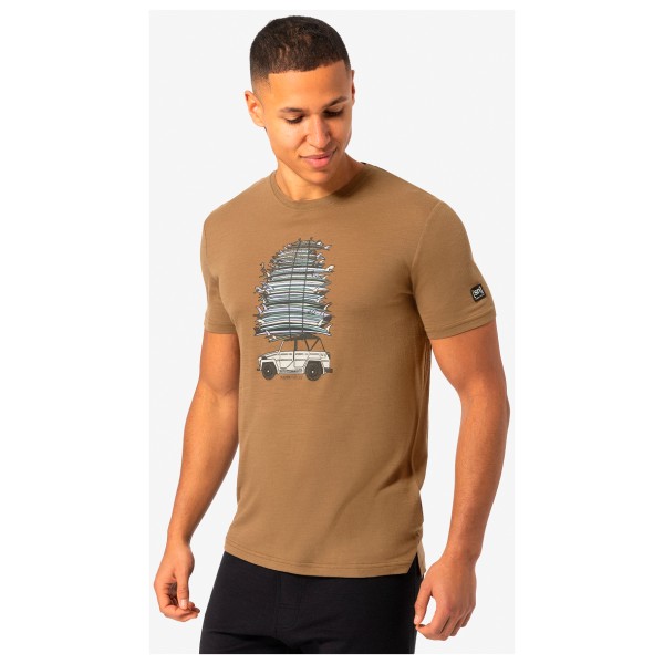 super.natural - Surf Trip Tee - Camiseta de merino