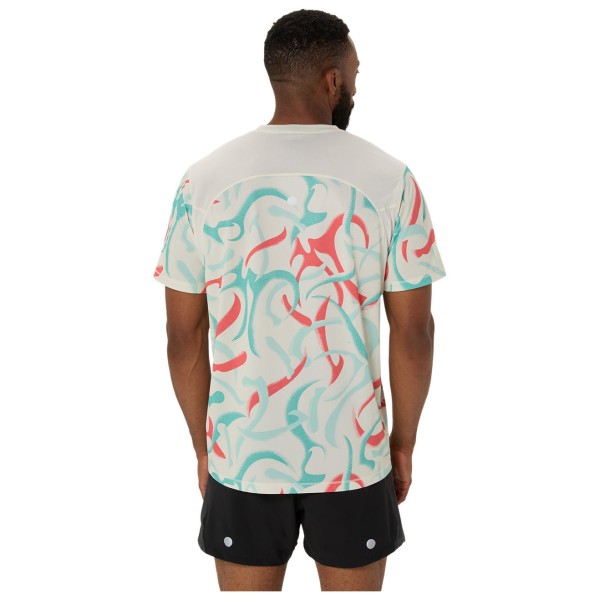 Asics - Road All Over Print S/S Top - Löpartröja