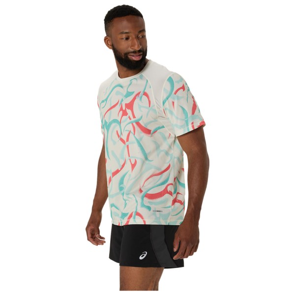 Asics - Road All Over Print S/S Top - Löpartröja
