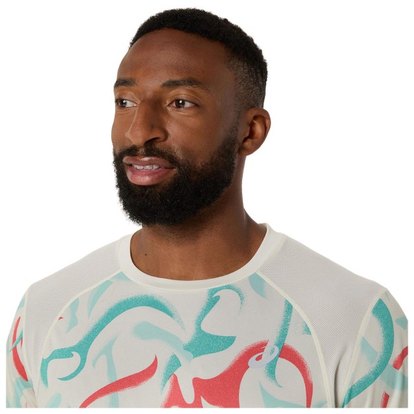 Asics - Road All Over Print S/S Top - Löpartröja