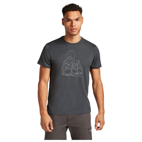 Icebreaker - Merino 150 Tech Lite III S/S Tee Sunset Camp - Camiseta de merino