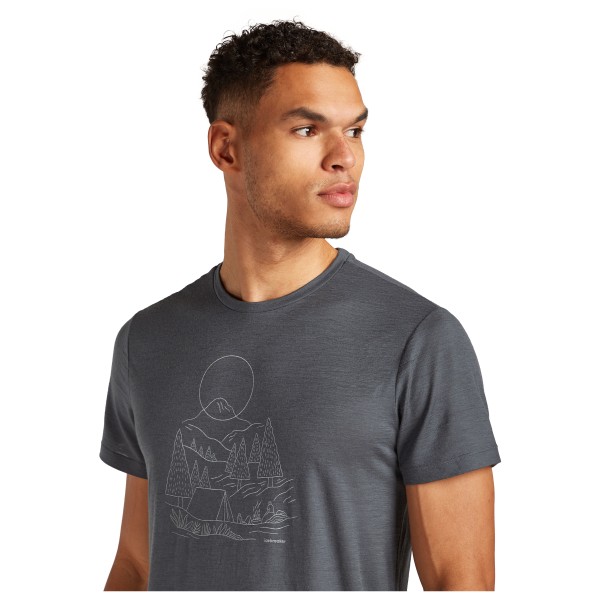 Icebreaker - Merino 150 Tech Lite III S/S Tee Sunset Camp - Camiseta de merino