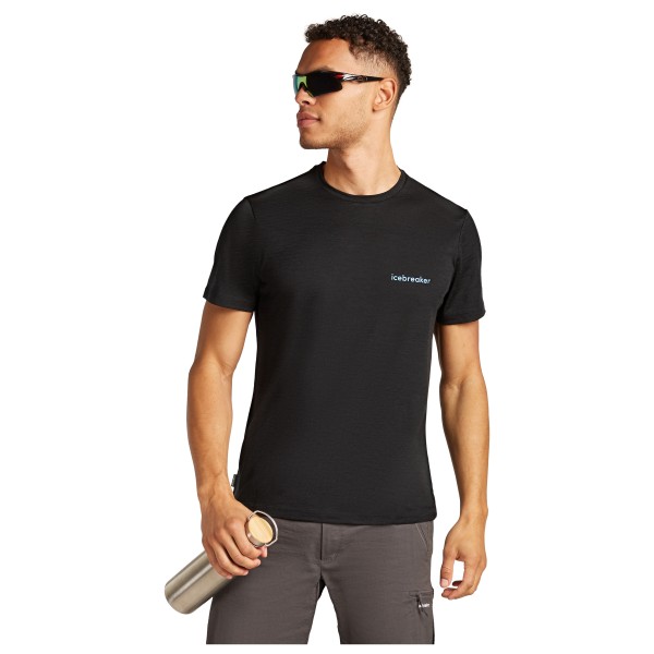 Icebreaker - Merino 150 Tech Lite S/S Tee IB Wordmark - Camiseta de merino