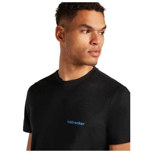 Icebreaker - Merino 150 Tech Lite S/S Tee IB Wordmark - Camiseta de merino