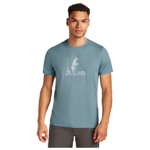 Icebreaker - Merino 150 Tech Lite S/S Tee Polar Paddle - Camiseta de merino