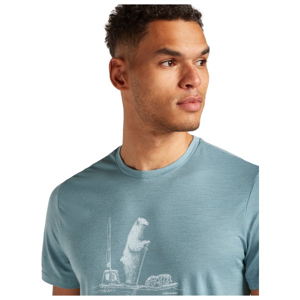 Icebreaker - Merino 150 Tech Lite S/S Tee Polar Paddle - Camiseta de merino