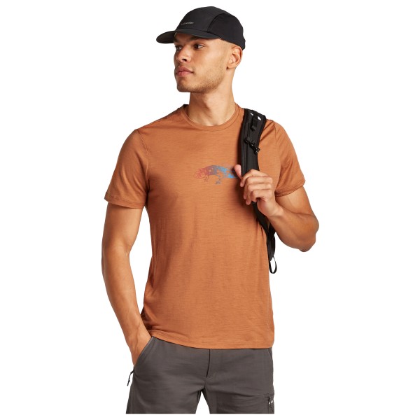 Icebreaker - Merino 150 Tech Lite S/S Tee Slimey Salamander - Camiseta de merino