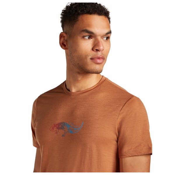 Icebreaker - Merino 150 Tech Lite S/S Tee Slimey Salamander - Camiseta de merino