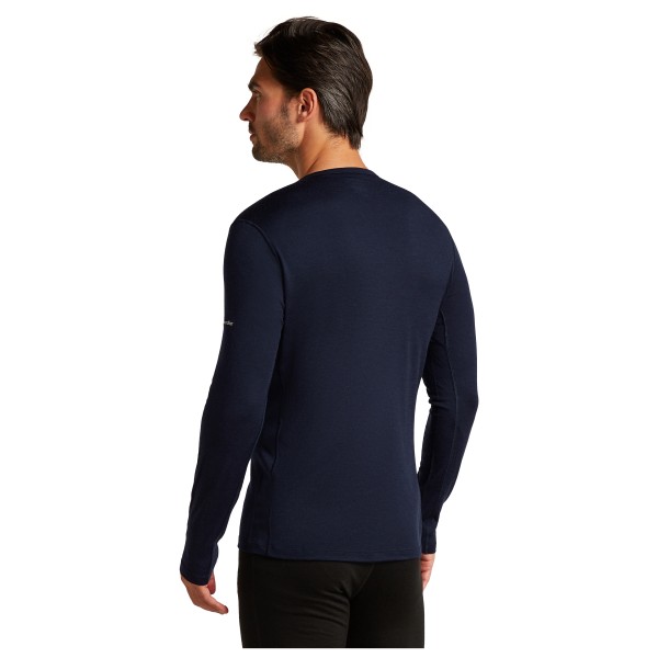 Icebreaker - Merino 200 Oasis L/S Crewe Snow Wave - Merino shirt