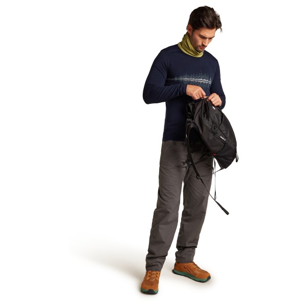 Icebreaker - Merino 200 Oasis L/S Crewe Snow Wave - Merino shirt