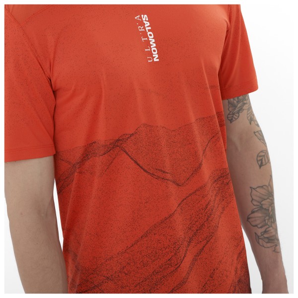 Salomon - S/Lab Salomon Ultra Print - Camiseta de running