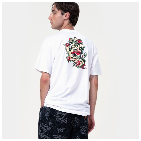 Santa Cruz - Screaming Rose Flash Hand - Camiseta de manga corta