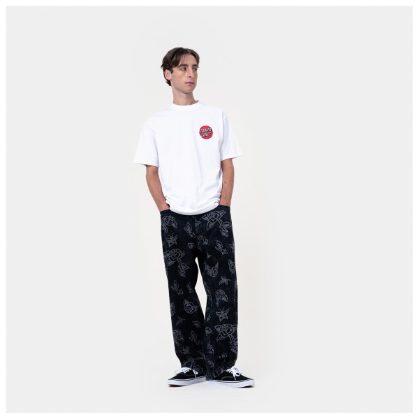 Santa Cruz - Screaming Rose Flash Hand - Camiseta de manga corta