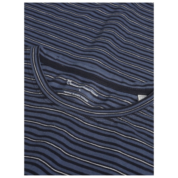 KnowledgeCotton Apparel - Regular Striped Slub Tee - Camiseta de manga corta