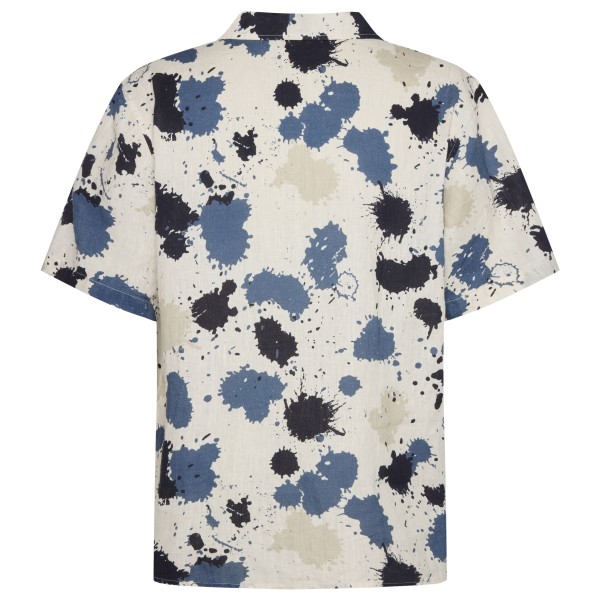 KnowledgeCotton Apparel - Water Is Life Box Fit S/S Linen - Hemd