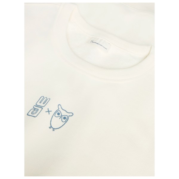 KnowledgeCotton Apparel - Water Is Life Regular Crew Sweat - Trui