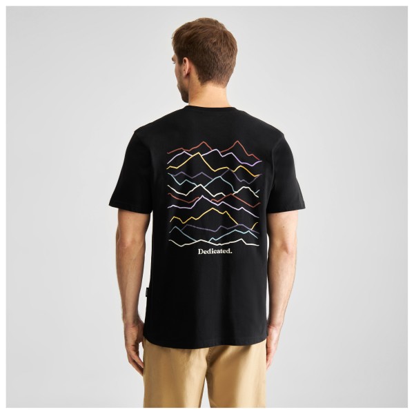 DEDICATED - T-Shirt Stockholm Line Mountains Logo - Camiseta de manga corta