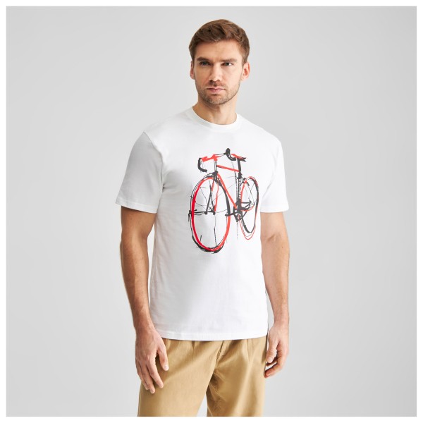 DEDICATED - T-Shirt Stockholm Red Strokes Bike - Camiseta de manga corta