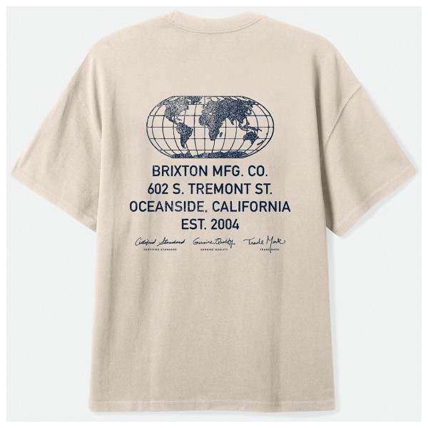 Brixton - Globe HW Relaxed Tee - Camiseta de manga corta