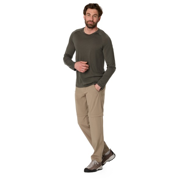 Heber Peak - MerinoCool165 EvergreenHe. L/S - Merino shirt