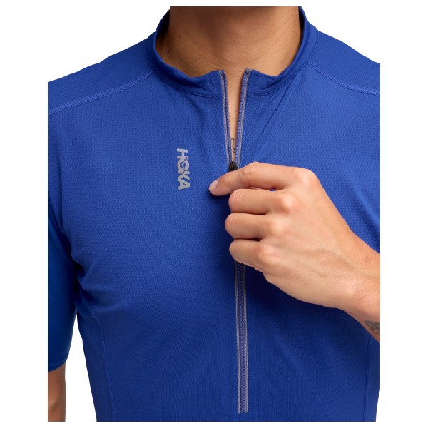 HOKA - Skybreeze Short Sleeve Zip - Löpartröja