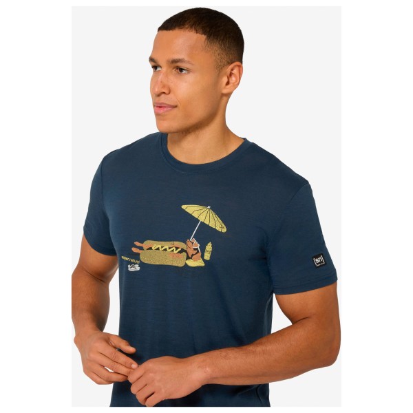 super.natural - Hot Dog Tee - Merino-shirt