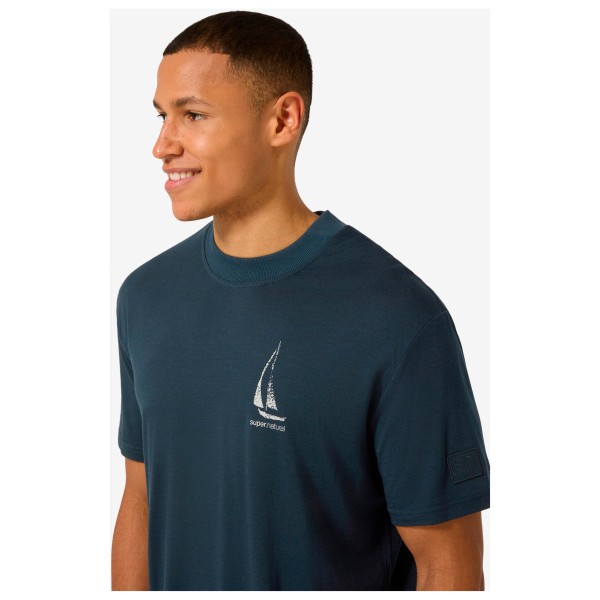 super.natural - Sailing Boat Bio Jersey Tee - Maglia merino