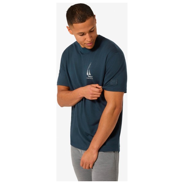 super.natural - Sailing Boat Bio Jersey Tee - Maglia merino