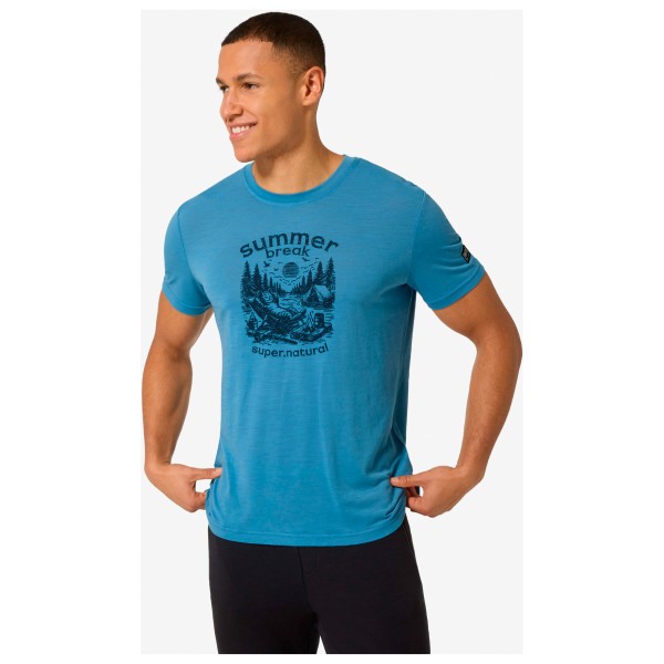 super.natural - Summer Break Tee - Merinotröja