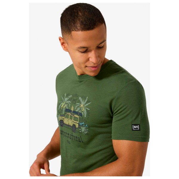 super.natural - Tropicar Tee - Merinotröja