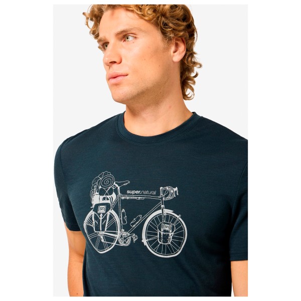 super.natural - Wander Wheel Tee - Merinotröja
